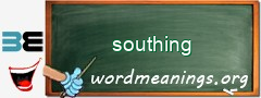 WordMeaning blackboard for southing